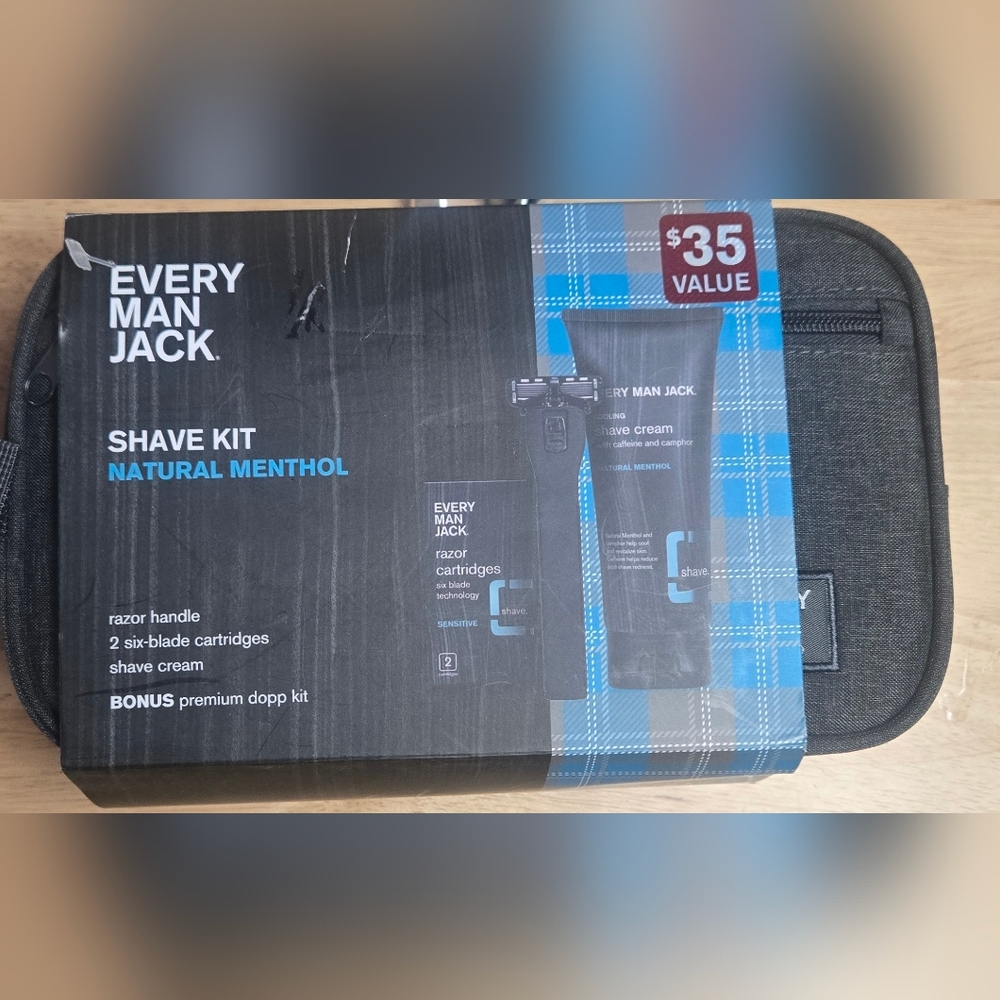 Every Man Jack Shave Kit - Black
